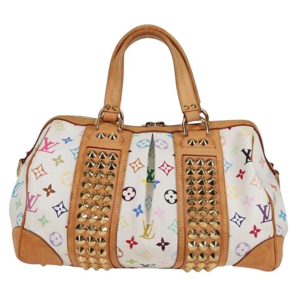LOUIS VUITTON Monogram Multicolor Courtney MM Bag 2way White M45641 Auth 124887V - Picture 3 of 16